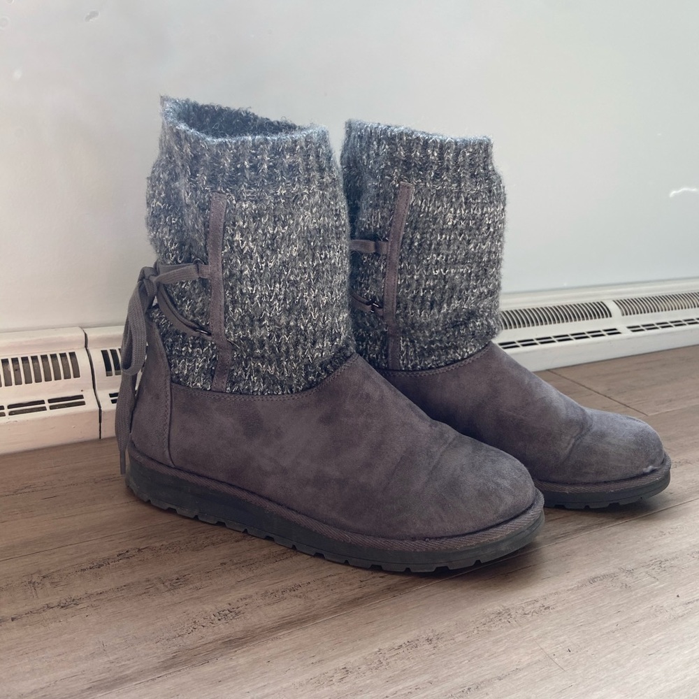 Merona Gray Winter Boots